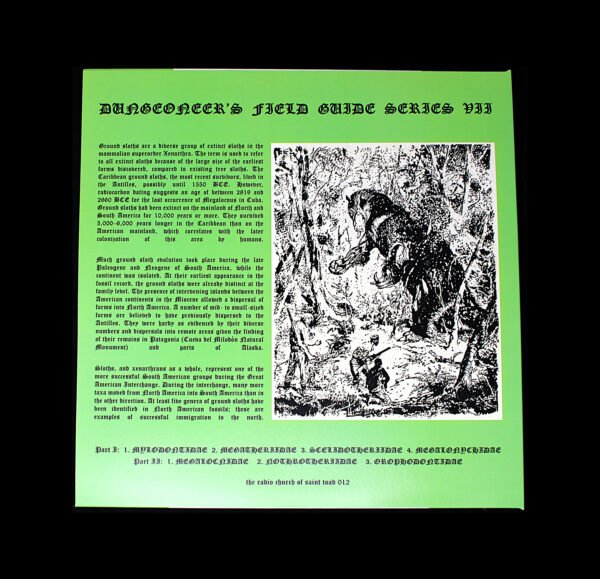 Megafolivora - Tribute To The Prehistoric Ground Sloths Of North And South America LP